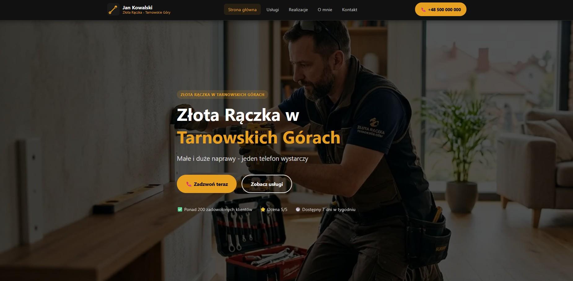 Złota Rączka - widok strony (3)