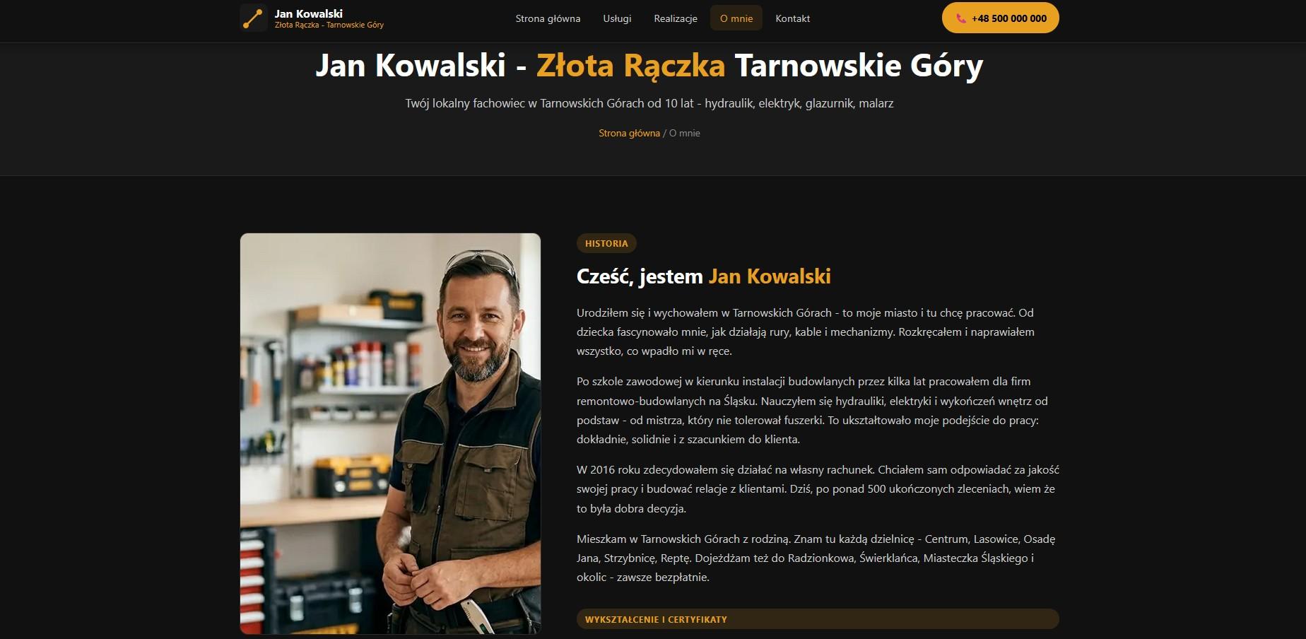 Złota Rączka - widok strony (1)